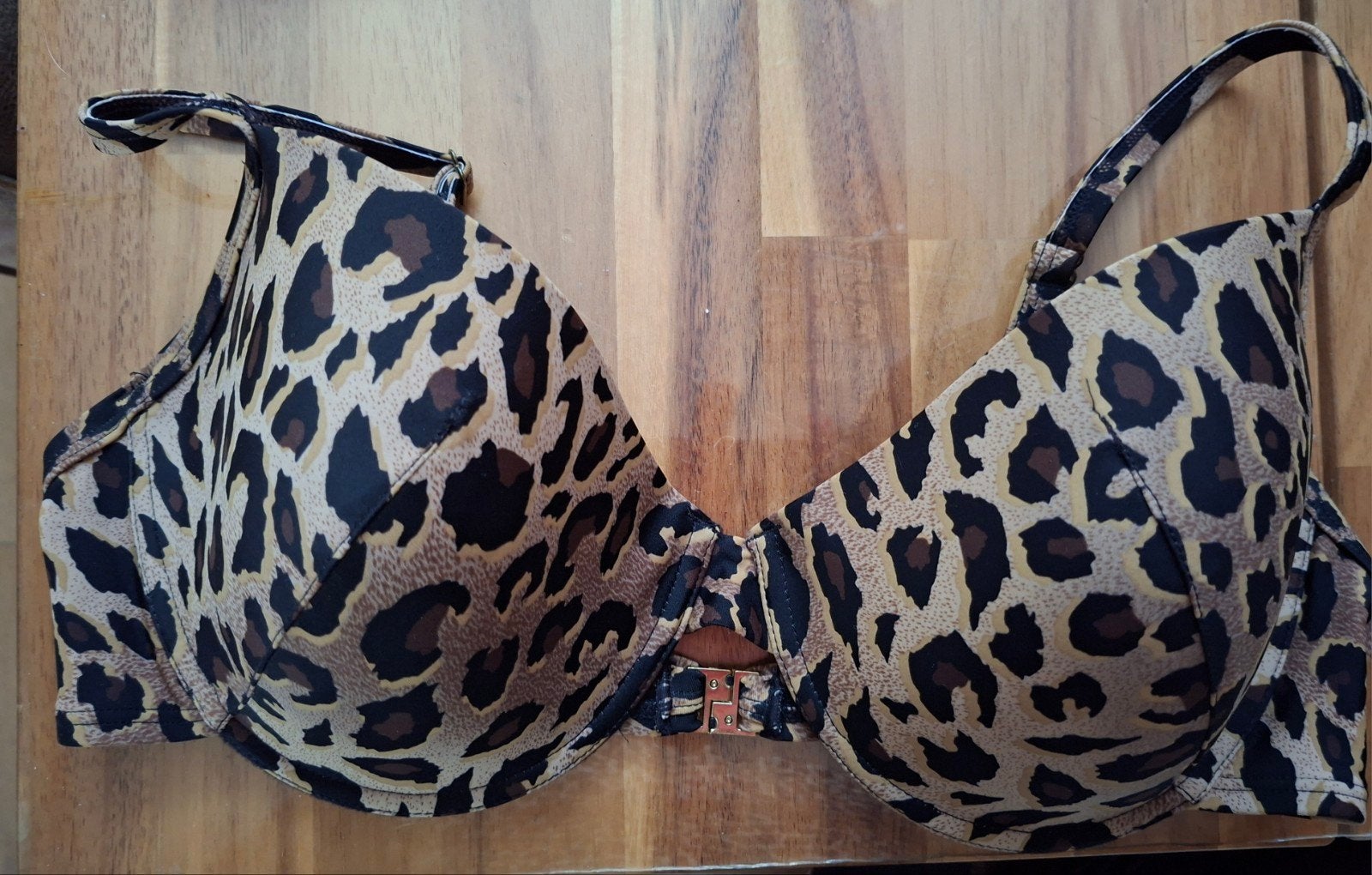 H&M Luipaardprint BH - Maat 85D, Kleding | Dames, Ondergoed en Lingerie, H&M, Ophalen of Verzenden, Bruin, BH