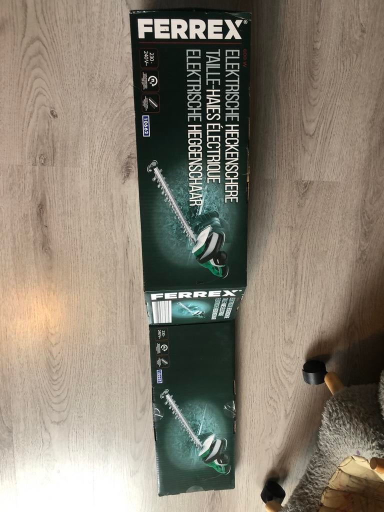 Ferrex Elektrische Heggenschaar 600W, Tuin en Terras, Ophalen, Nieuw, Elektrisch