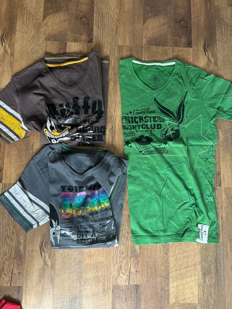 3x C-lab WB Warner Bros T-shirts - Maat S - Katoen, Ophalen of Verzenden, Gedragen, Maat 46 (S) of kleiner, Zwart