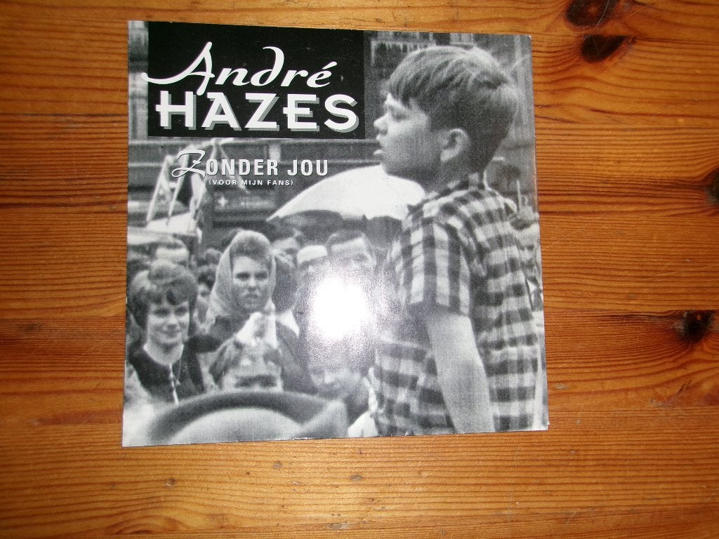 Andre hazes - zonder jou - single hoes, Ophalen of Verzenden, Gebruikt, 7 inch, Nederlandstalig