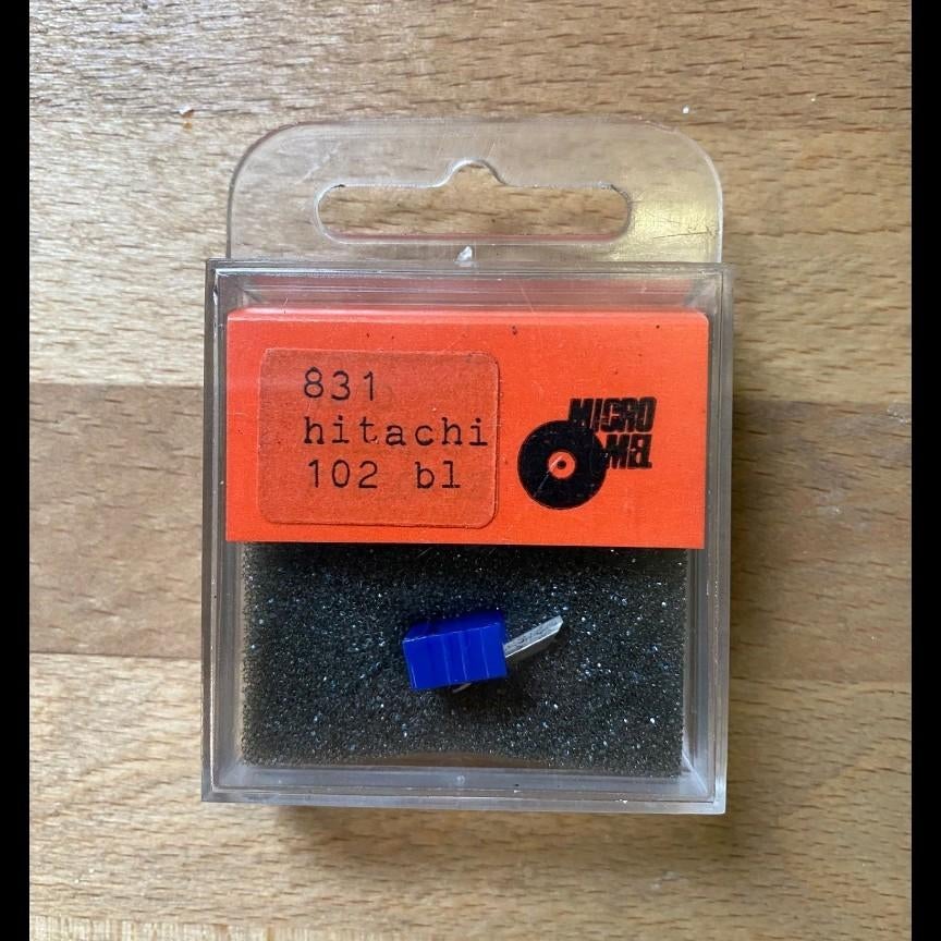 Nieuwe naald voor Hitachi 102 blauw, Ophalen of Verzenden, Nieuw, Platenspeler-onderdeel, Overige merken