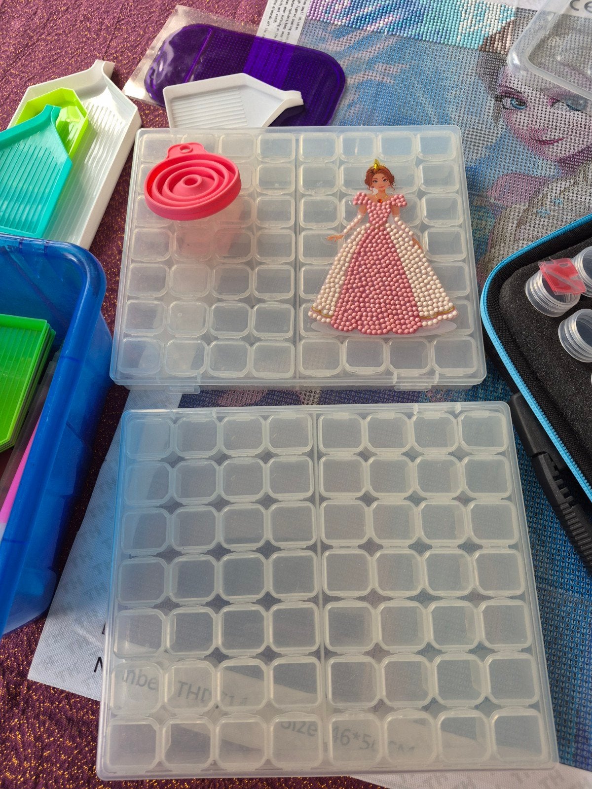 Prachtige diamond painting set van Frozen, Hobby en Vrije tijd, Ophalen, Fantasie, Zo goed als nieuw, Kunststof