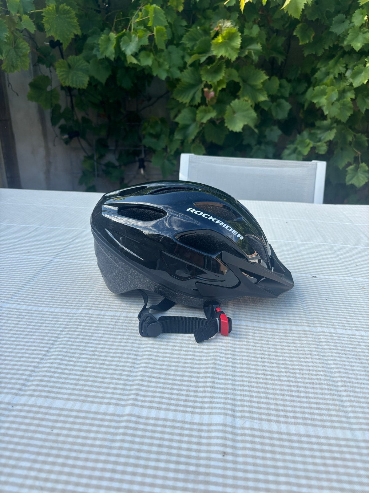 Mountainbike helm Rockrider, maat M (54-58 cm), Ophalen of Verzenden, Zo goed als nieuw, M, Heer of Dame