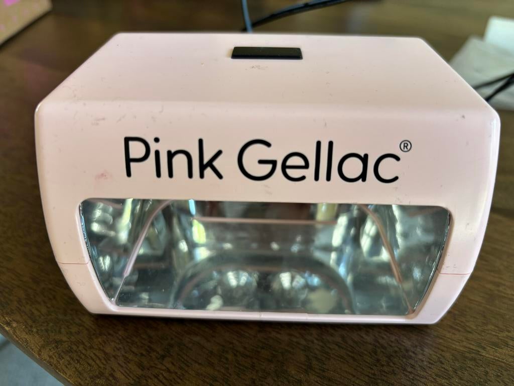 Pink Gellac Startpakket: Lamp, Gellak & Benodigdheden, Gebruikt, Ophalen of Verzenden, Toebehoren, Handen en Nagels
