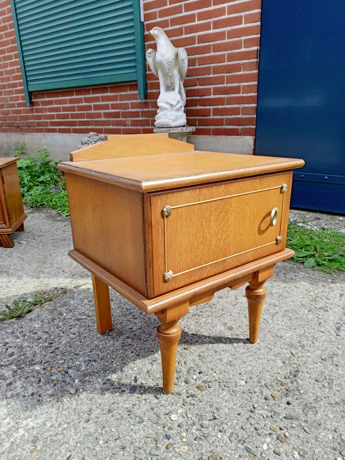 5 Antieke eikenhouten nachtkastjes 25,00 per stuk, Antiek en Kunst, Antiek | Overige Antiek, Ophalen