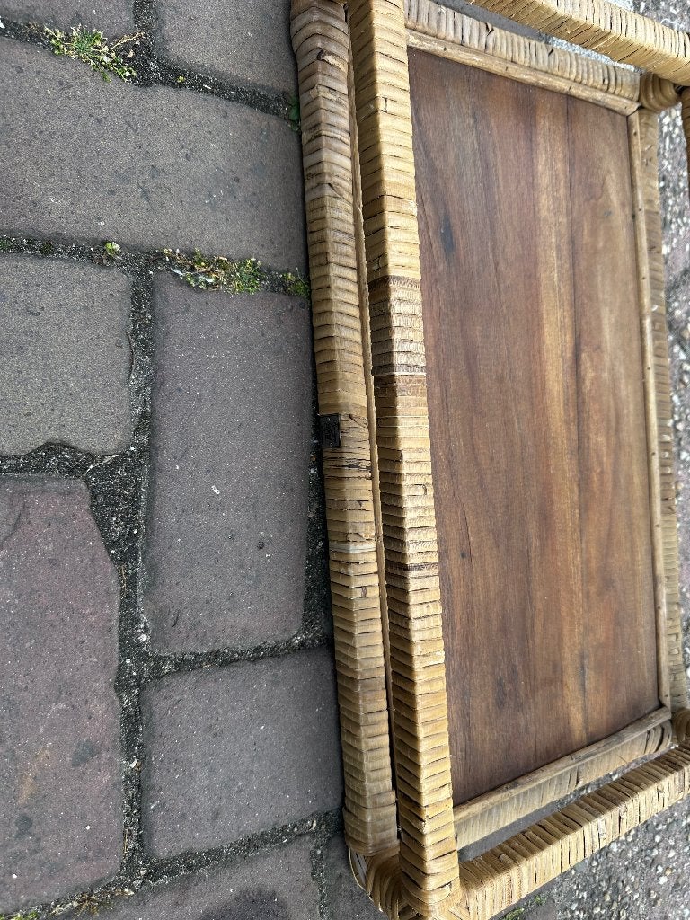 Riviera Maison Dienblad, Ophalen, Zo goed als nieuw, Rond, Hout