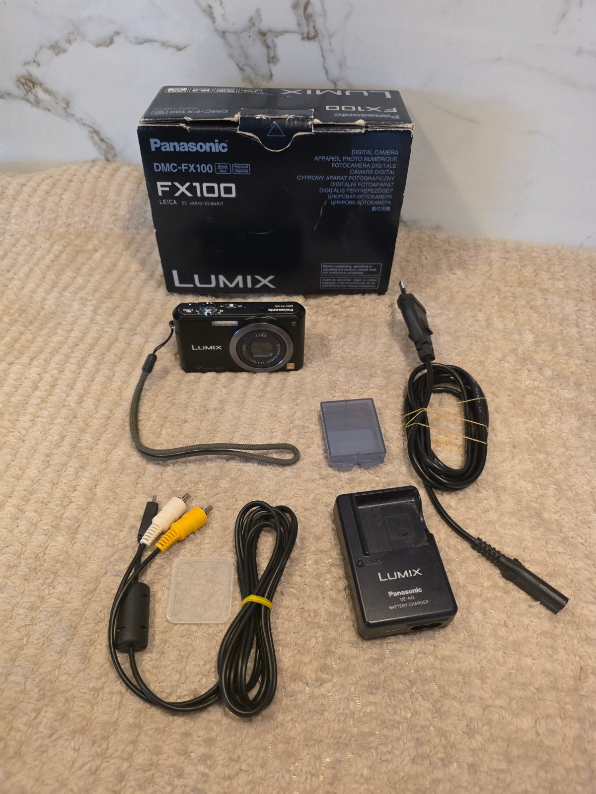 Panasonic Lumix DMC-FX100 Leica camera compleet, Compact, Ophalen of Verzenden, Zo goed als nieuw, Overige Merken