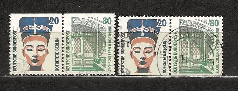 Duitsland 1398, 1342 W 95-96, Ophalen of Verzenden, BRD, Gestempeld