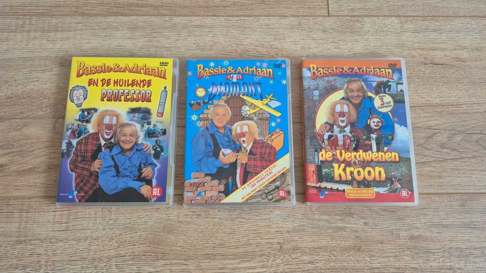 Bassie en Adriaan dvd's, Cd's en Dvd's, Ophalen of Verzenden
