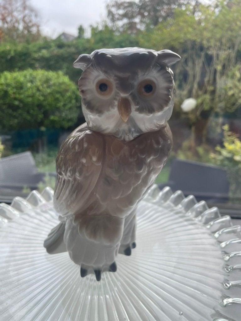 Lladro beeldje uil, NAO by Lladró . Uilen beeld porselein, Verzamelen, Beelden en Beeldjes, Ophalen of Verzenden, Zo goed als nieuw