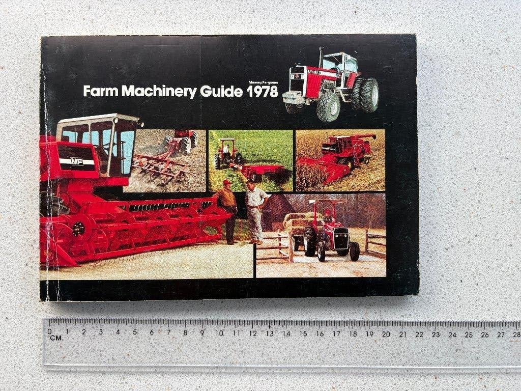 MF Massey Ferguson folder trekker tractor brochure 210 pag, Ophalen of Verzenden, Gelezen, Overige merken