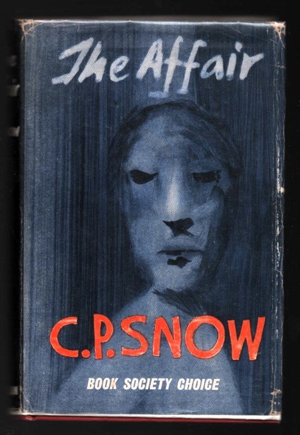 C.P. Snow ~ The Affair ~ HB / DW ~ 1st Edition ~ 1960, Verzenden, Gelezen, Fictie