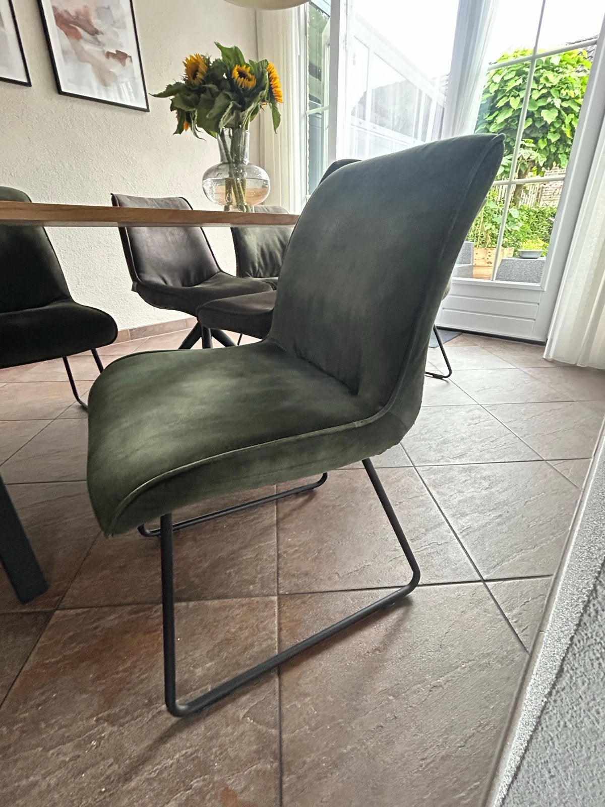 6 eetkamerstoelen, Huis en Inrichting, Ophalen, Overige kleuren, Zo goed als nieuw, Vier