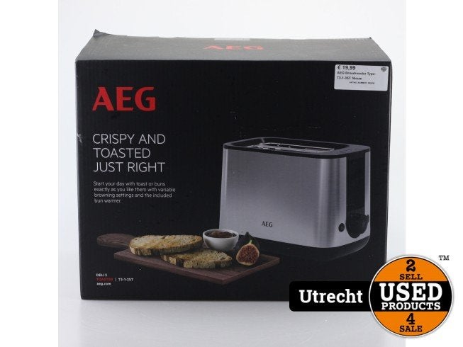 AEG Broodrooster Type: T3-1-3ST. Nieuw, AEG, Nieuw, Support@afg.com, Heinrich-Hertz-Str. 4
64331 Weiterstadt
Germany