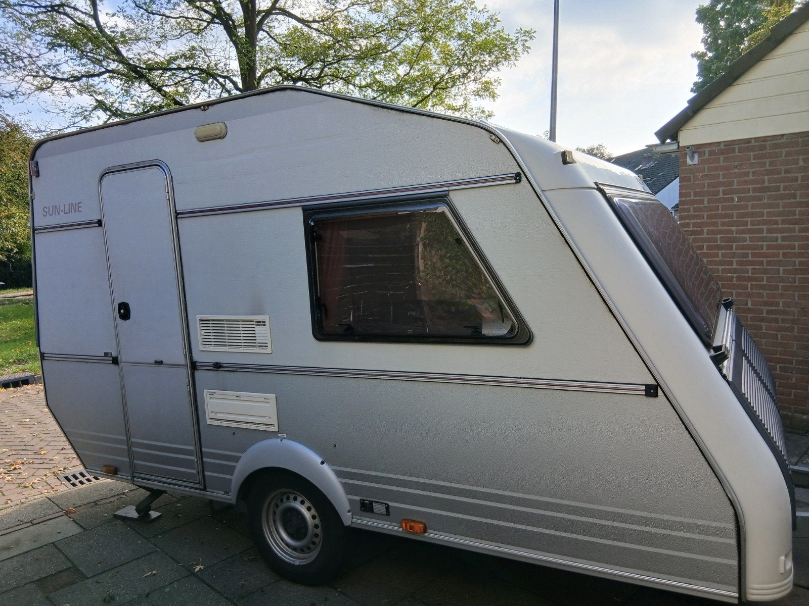 Caravan kip sunline ks-36-ek 820 kilo met luifel en voortent, Rondzit, Tot en met 2, 750 - 1000 kg, 5 tot 6 meter