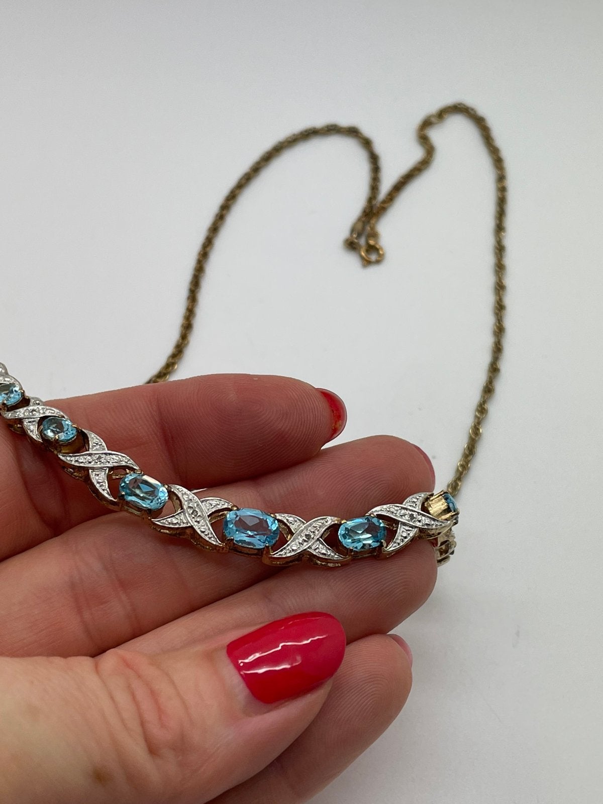 E575 Prachtig zilveren collier art nouveau, Ophalen of Verzenden, X, Zilver, Zilver