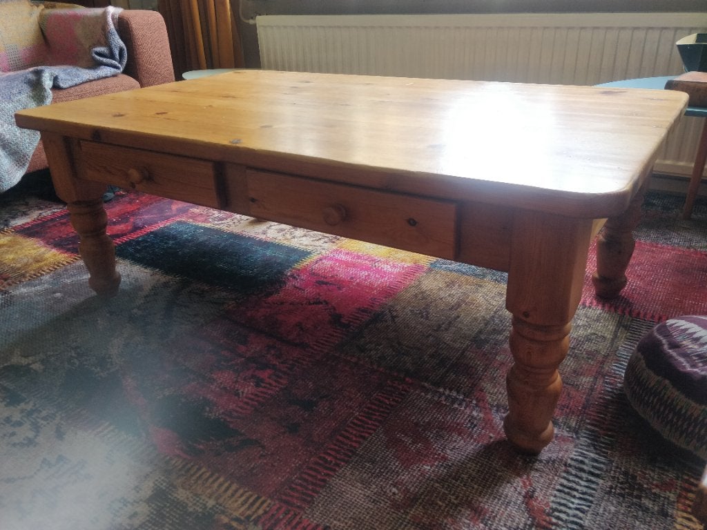 Salontafel, Ophalen, Gebruikt, 100 tot 150 cm, 50 tot 100 cm