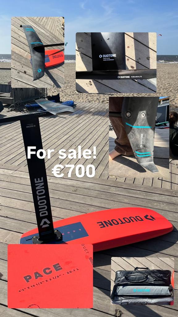 Duotone kite foil, Watersport en Boten, Wingsurfen, Zo goed als nieuw, Ophalen