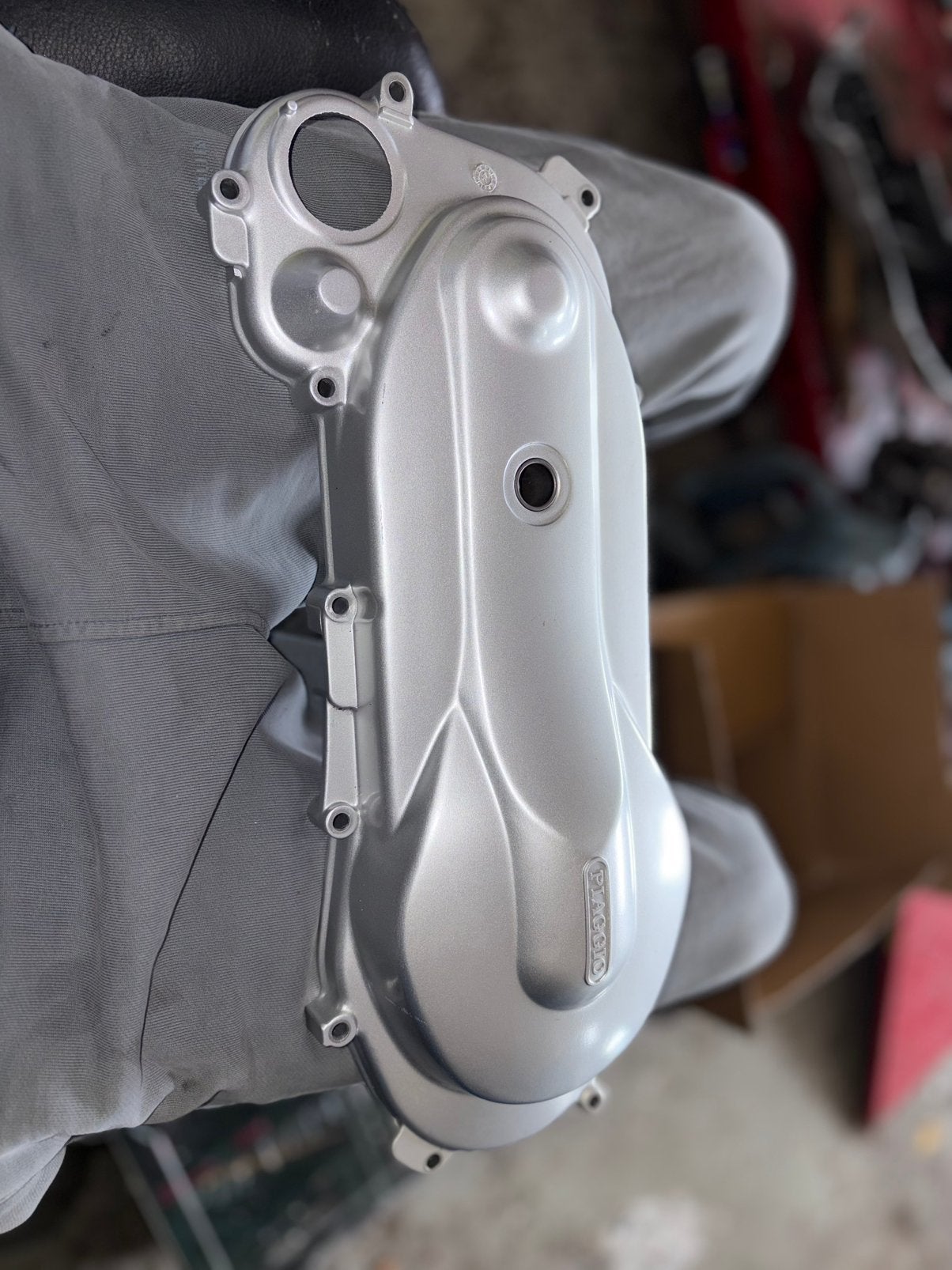 Piaggio zip/vespa 2t 50cc carterkap tekoop (nieuw), Ophalen, Nieuw, Blok, Piaggio