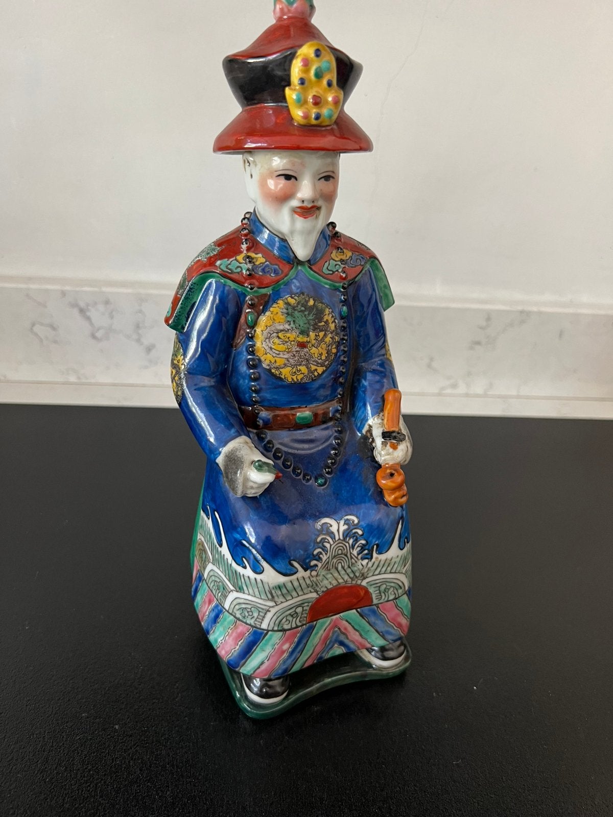 Beeld Chinese Keizer Grootvader., Ophalen of Verzenden, Zo goed als nieuw, Mens