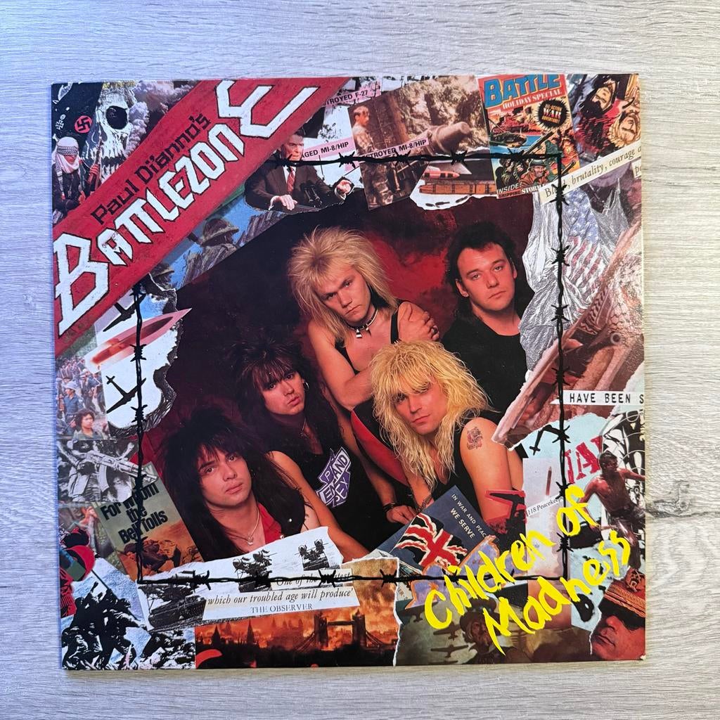 Paul Di'Anno's Battlezone - Children of Madness LP, Ophalen of Verzenden, Gebruikt