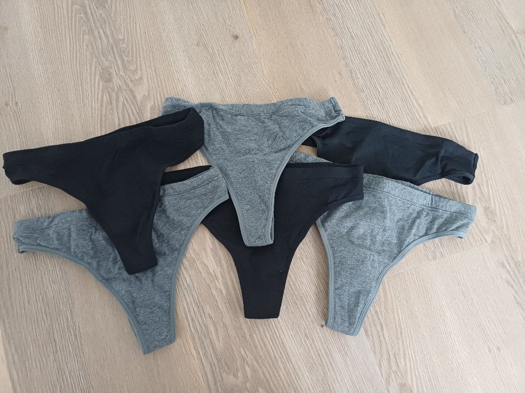 6 menstruatiestrings, maat M, NIEUW!!! 6 voor €7,50!, Ophalen of Verzenden, Zwart, String