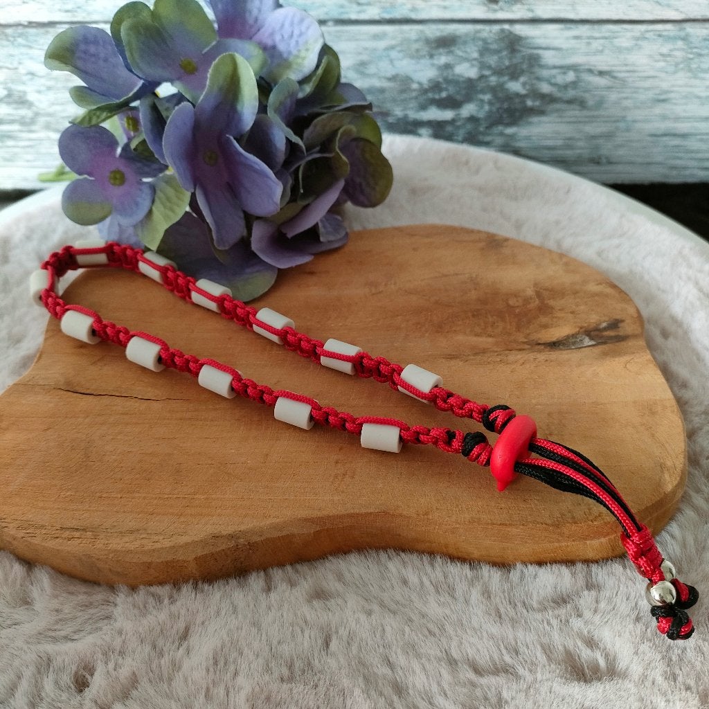 Natuurlijke anti-tekenband red 37cm, Overige merken, Nieuw, Ophalen of Verzenden, By DaisS