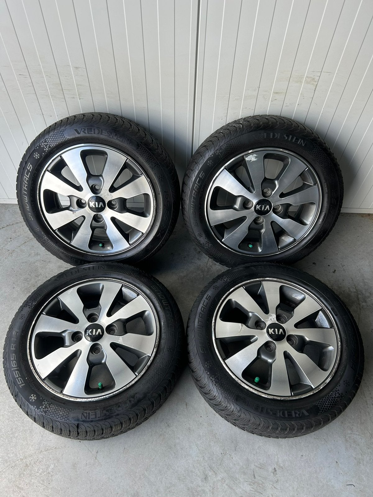 Originele Kia Picanto 4x100 14 Inch Winter, 14 inch, 155 mm, Banden en Velgen, Personenwagen