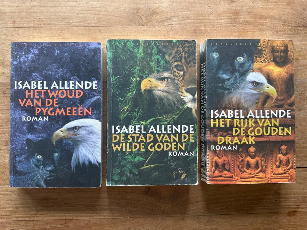 Isabel Allende Boeken: Het Woud, De Stad, Het Rijk, Ophalen of Verzenden, Gelezen