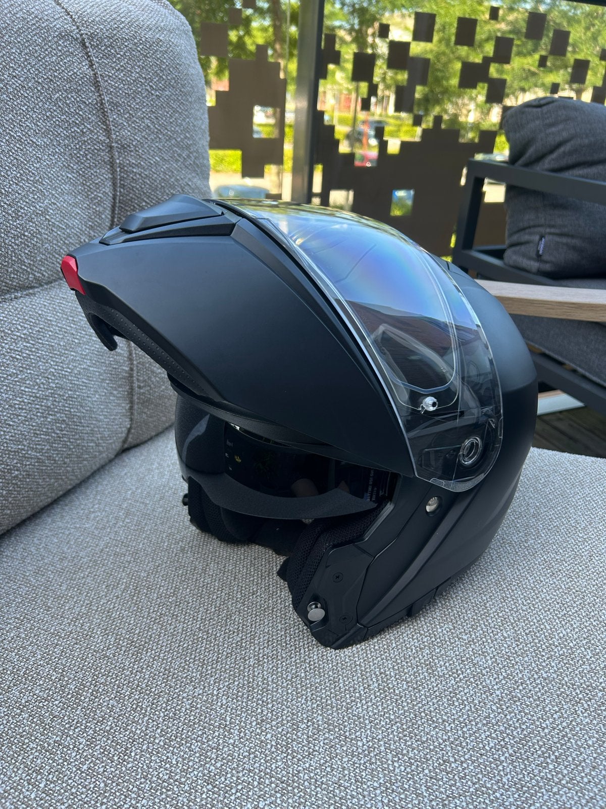 HJC i90 Systeemhelm 3XL met zonnevizier en Pinlock, Motoren, Systeemhelm, Heren, HJC, Ophalen of Verzenden