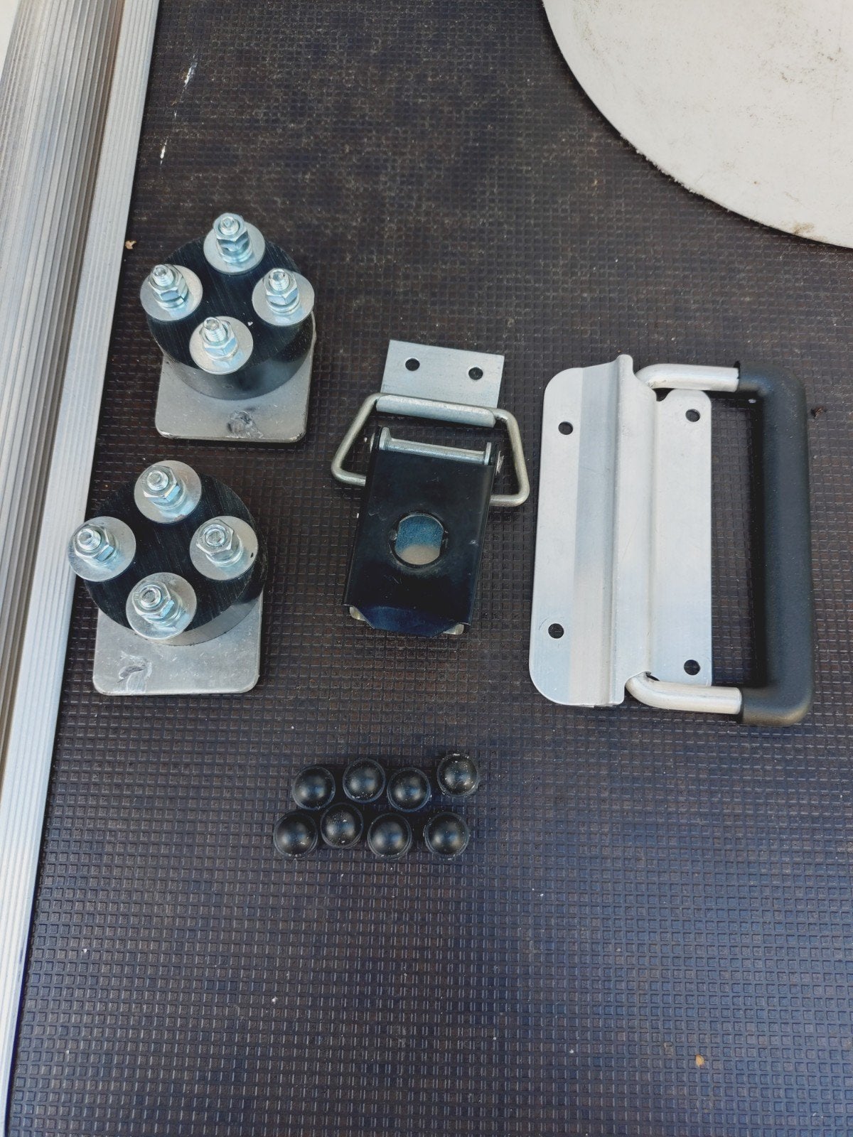Set om motorkoffer op te hangen (mist 1 bout), Motoren, Ophalen of Verzenden, Gebruikt