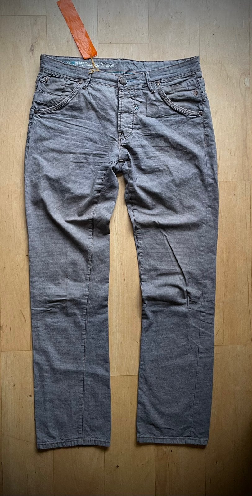 Cast Iron Velz Constructed Premium jeans / broek W34 L36, Ophalen of Verzenden, Zo goed als nieuw, Maat 52/54 (L), Grijs
