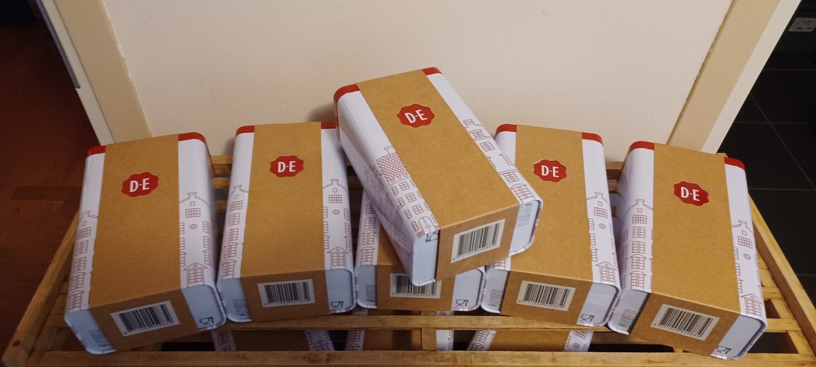 Douwe Egberts Voorraadblikken (6 stuks), Ophalen, Koffie, Douwe Egberts