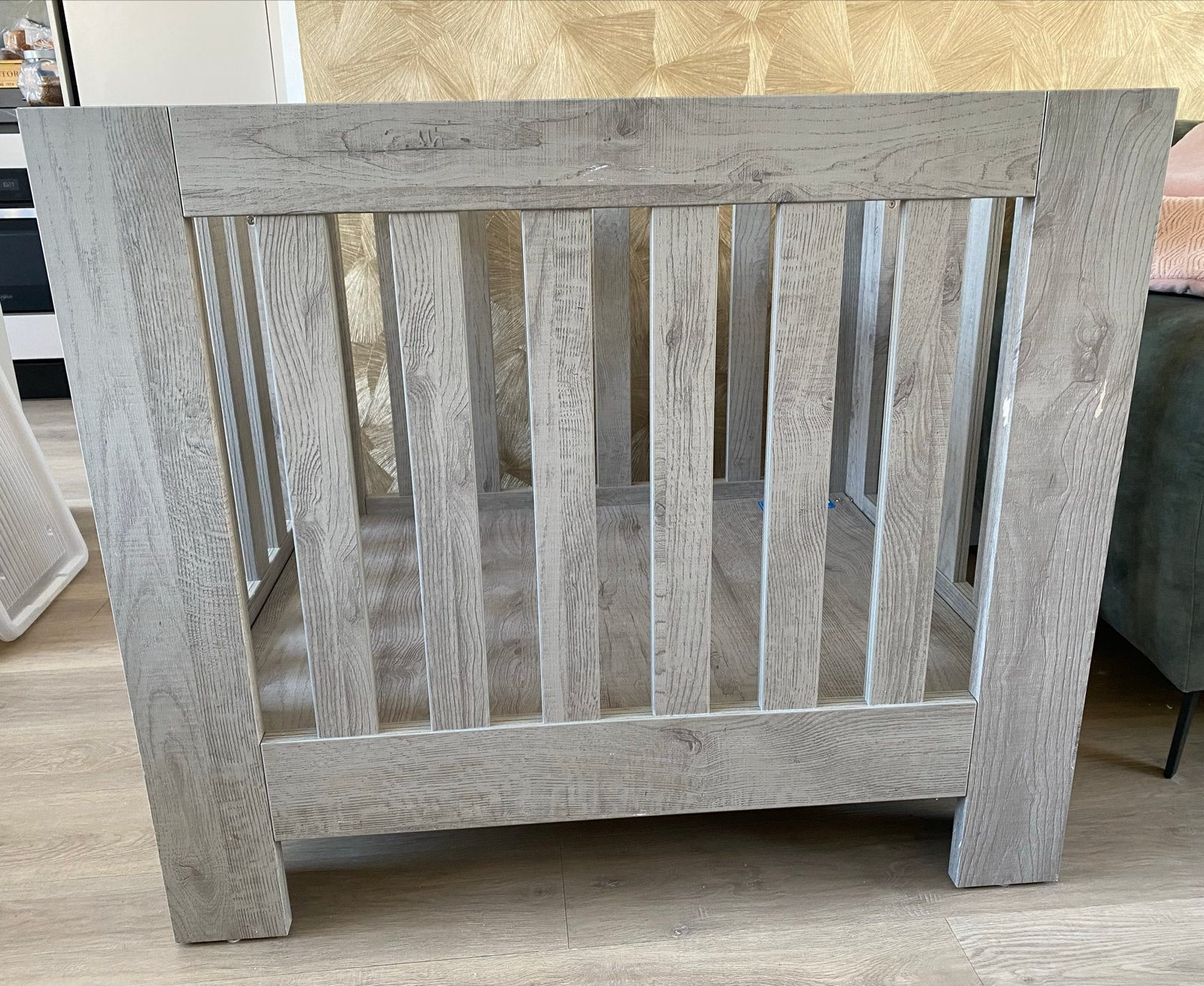 TWF Box - Houten Baby Box met Lichte Gebruikssporen, Ophalen, Gebruikt, 140 tot 160 cm, 70 tot 85 cm