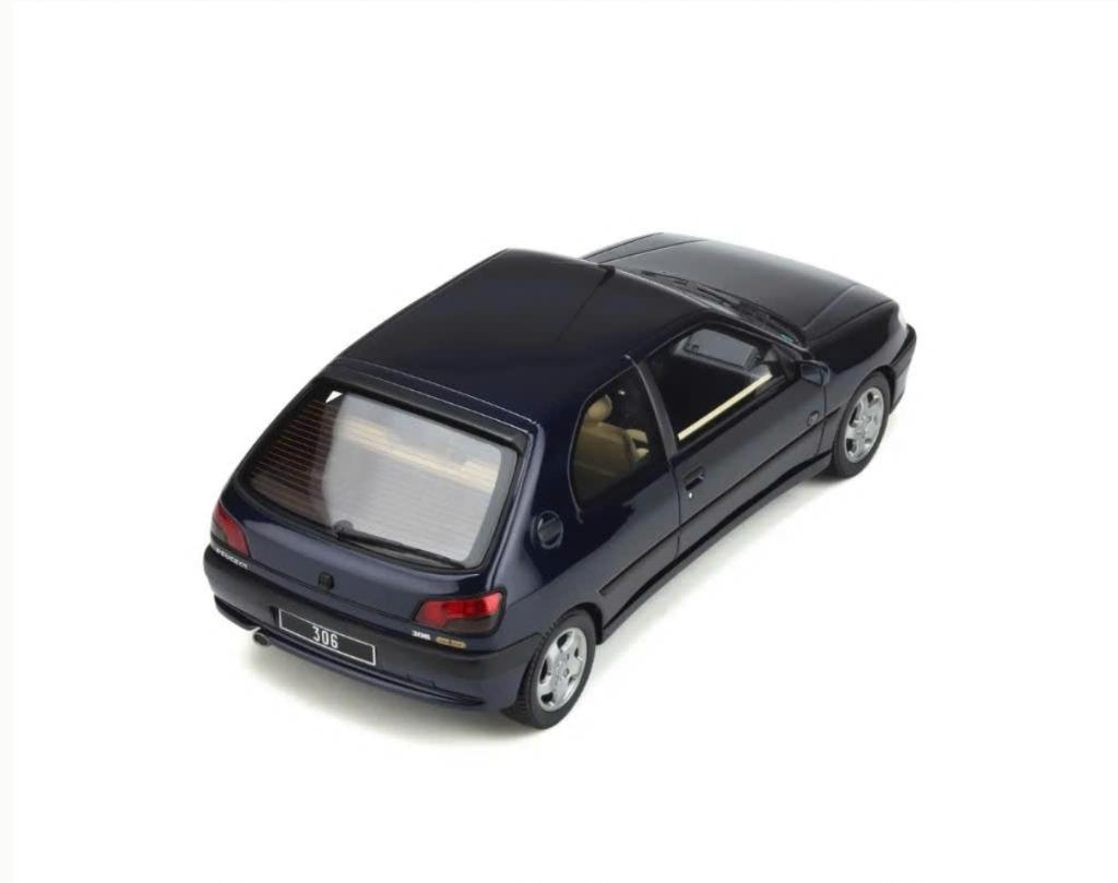 Peugeot 306 Eden Park BLAUW 1995 OTTO MOBILE 1/18 ref. OT385, Hobby en Vrije tijd, Verzenden, Nieuw, Auto, OttOMobile