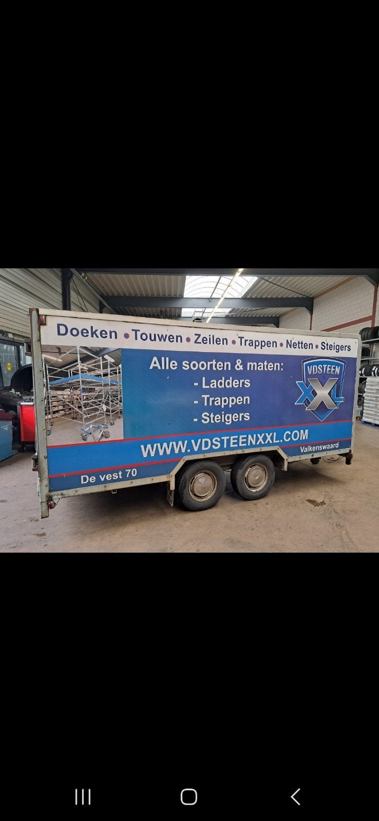 Peters BPSH 2000 gesloten aanhangwagen – Dubbelasser, Ophalen, Peters, Info@peters.nl, Halsteren