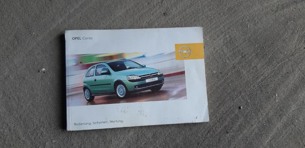 Duits instructie boekje Opel Corsa C model, Ophalen of Verzenden