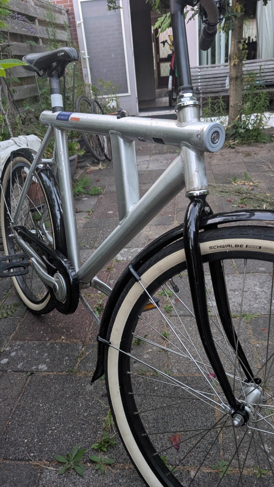 Vanmoof No.5 Stadsfiets - Stijlvol en Robuust, Gebruikt, Velgrem, 53 tot 57 cm, Ophalen
