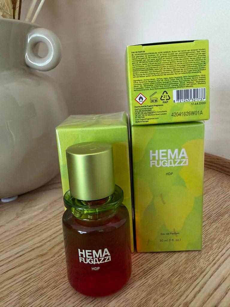 HemaXFugazzi HDP Eau de Parfum 30ML – Limited Edition, Verzenden, Nieuw