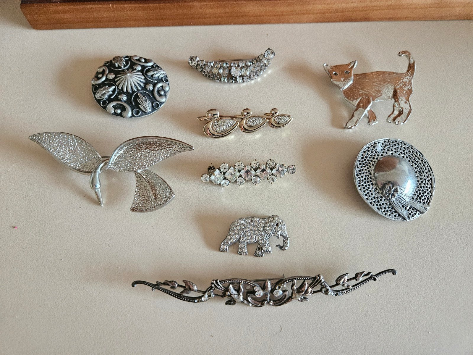 Mooie vintage broches, Verzenden, Overige materialen, Broche