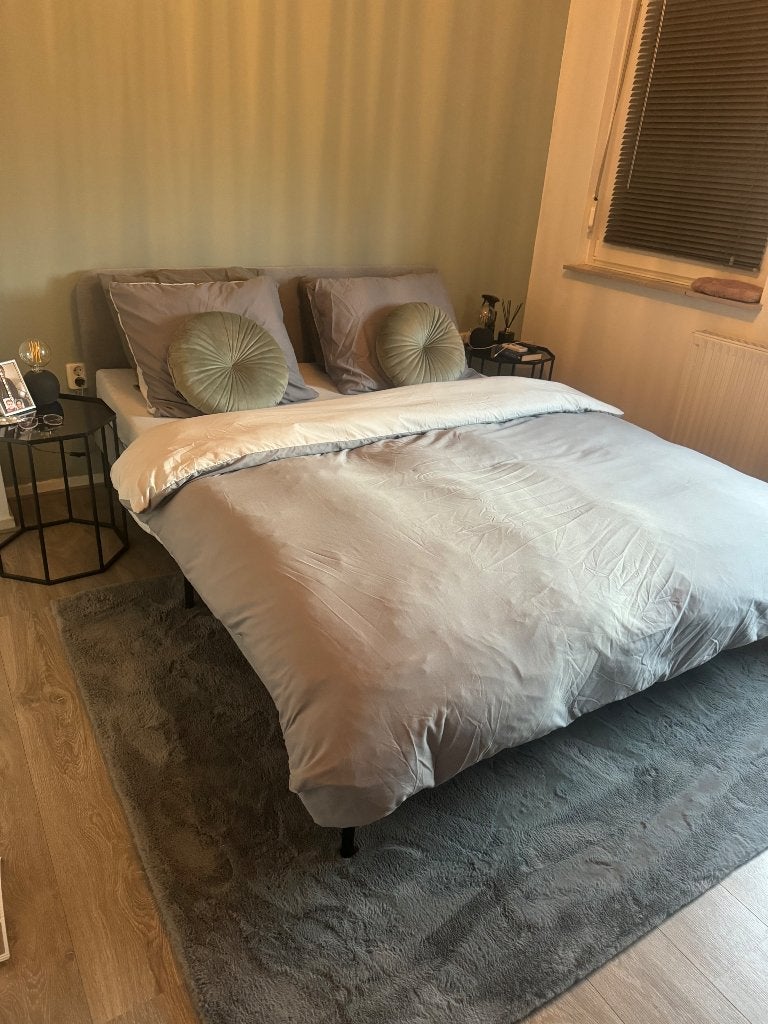 Twee persoons bed van de ikea 160x200, Ophalen, Tweepersoons, Zo goed als nieuw, 200 cm