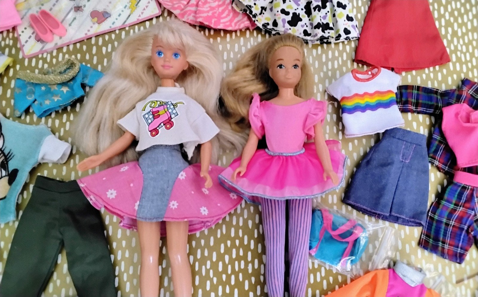 Vintage Barbie Skipper met Kleertjes&Accessoires Mattel, Verzenden, Gebruikt, Pop