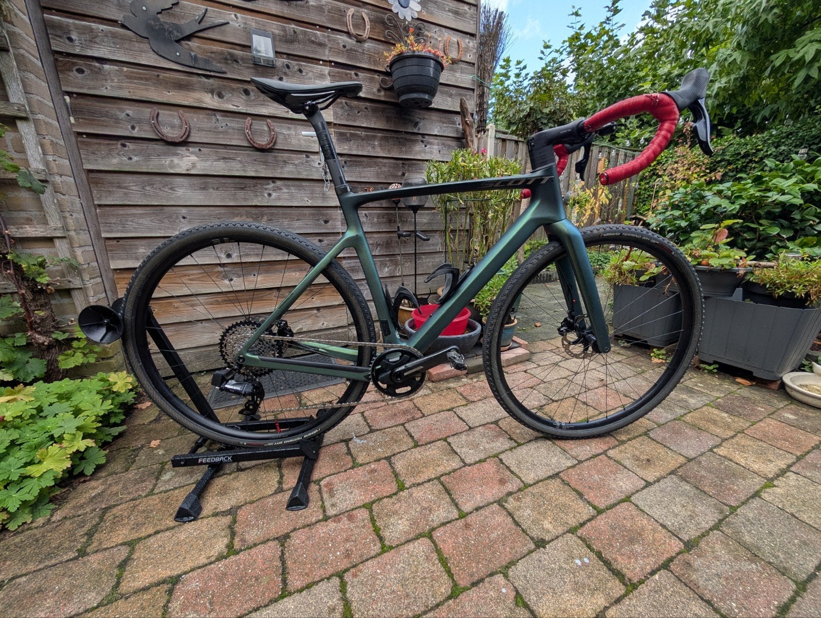 Scott Addict gravel, Fietsen en Brommers, Carbon, Zo goed als nieuw, Meer dan 20 versnellingen, 53 tot 57 cm