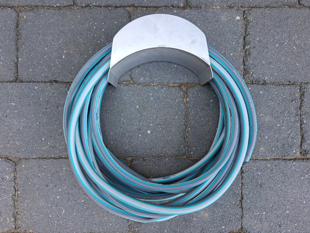 Wandslanghouder tuinslang RVS, Tuin en Terras, Ophalen of Verzenden, Zo goed als nieuw, Tuinslanghaspel