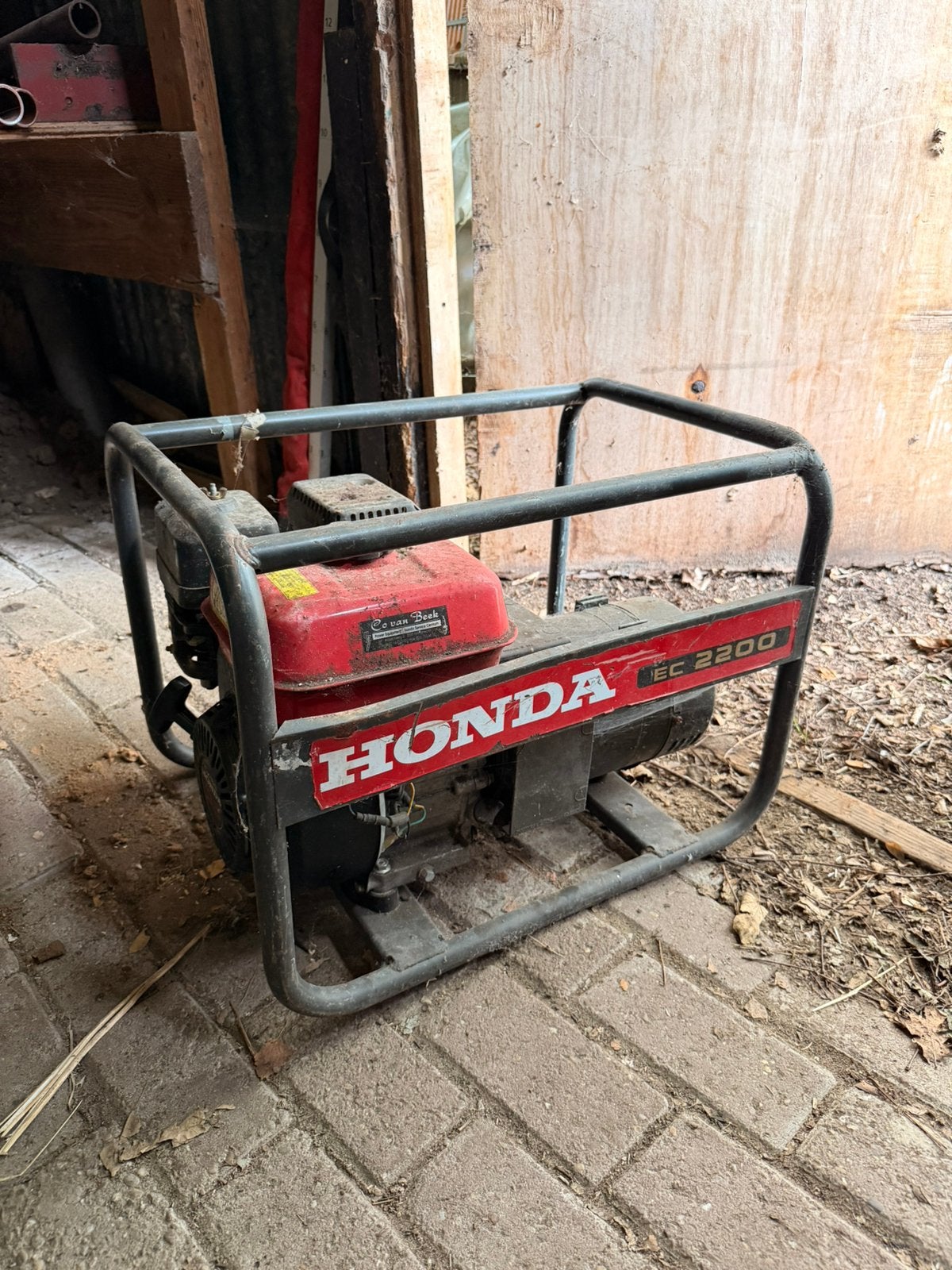 Honda ec2200 aggregaat, Ophalen, Gebruikt, Minder dan 5 kVA, Benzine
