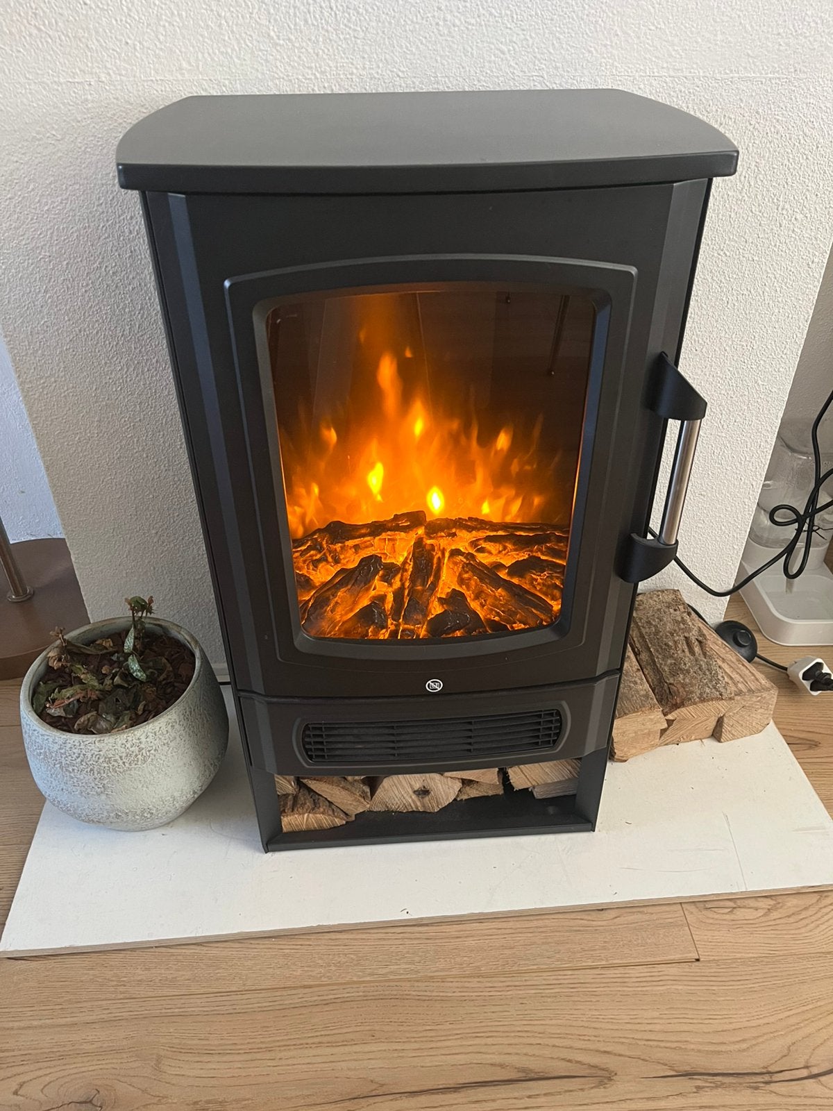 Zgan sfeerhaard met warmte, Huis en Inrichting, Kachels, Ophalen, Zo goed als nieuw, Elektrisch, Overige soorten