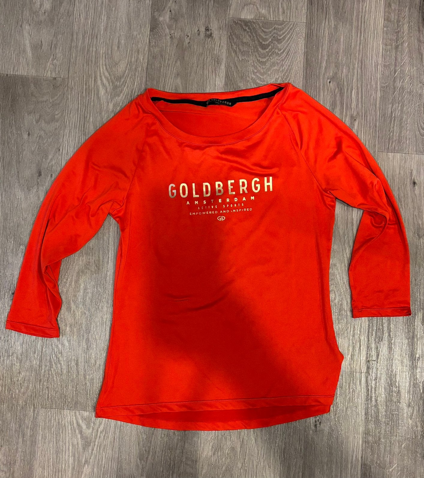 Knalrode travel top Goldbergh, Ophalen of Verzenden, Zo goed als nieuw, Lange mouw, Maat 34 (XS) of kleiner