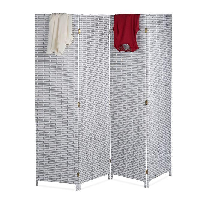 Kamerscherm 4 panelen - 180x180 cm - Wit / Grijs, Ophalen, Helmond / Someren, Nieuw, Babijhandel@gmail.com