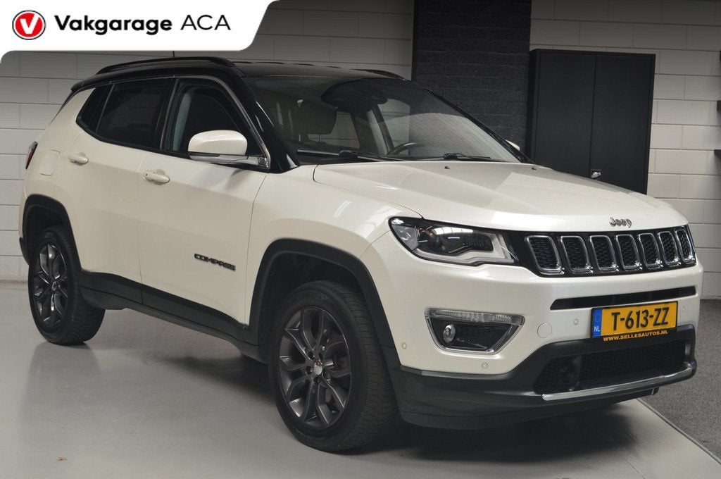 Jeep Compass 1.4 MultiAir Limited 4x4 // NAVI // CAMERA // C, Auto's, Jeep, Automaat, 450 kg, 4 cilinders, Leder en Stof