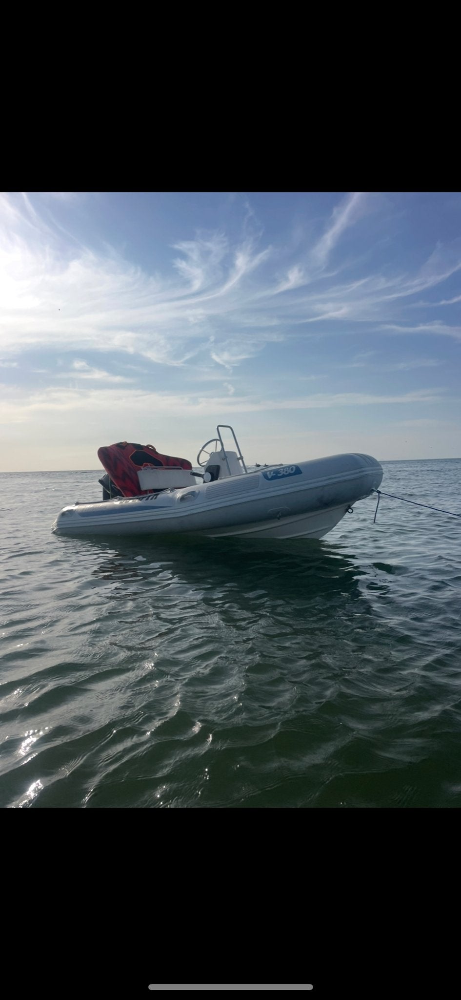 Nette leuke RIB boot met 20pk Parsun motor en Pega trailer, Gebruikt, Anker, Ophalen, Polyester/glasvezel